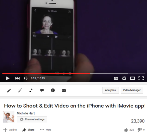 iMovie Edit on iPhone